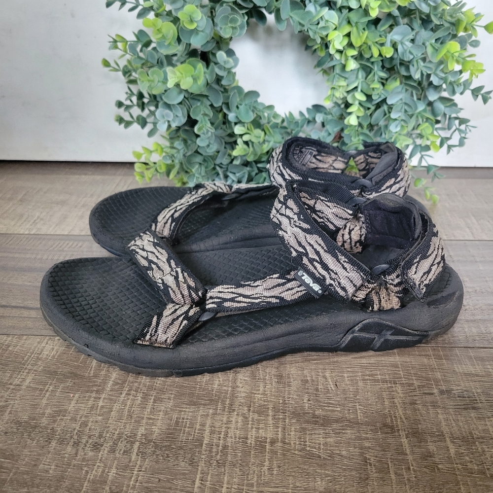 Teva Mens Sport Outdoor Sandals Hiking Gray Black Size 10